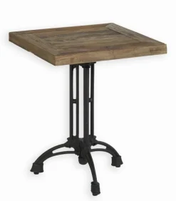 Table bistrot bois recyclé STERLING