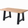 Table chêne massif blanchi NYORD