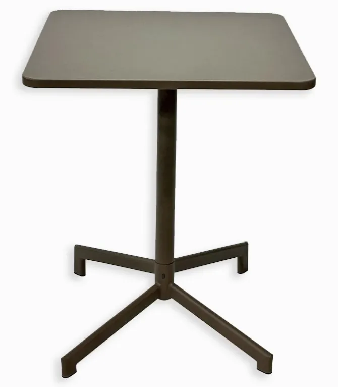 Table de jardin carrée pliante GARRY