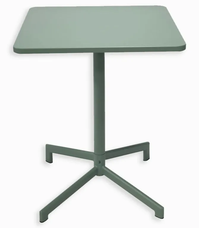 Table de jardin carrée pliante GARRY