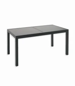 Table de jardin extensible alu gris PAGAI