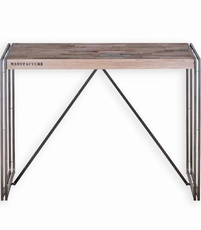 Table haute bois de bateau L 150 cm SAMBA