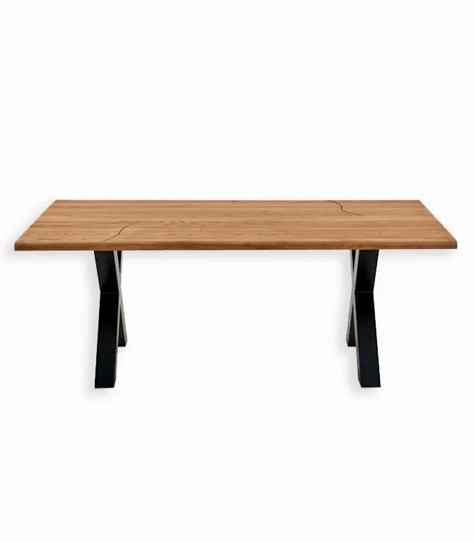 Table rectangulaire frêne massif WAVE